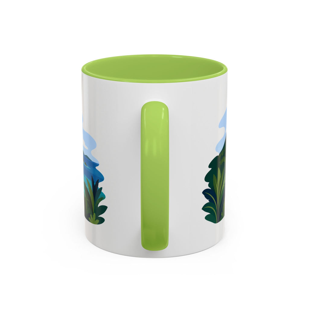 Virgin Islands National Park Coffee Mug | Solid Color Block Park Souvenir | 11oz 15oz Accent Mug