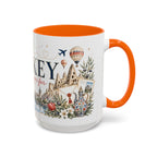 Turkey Home Country Mug | Moving Away Gift | Long Distance Friendship | 11 oz 15 oz Accent Mug