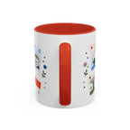 Singapore Coffee Mug | Postage Stamp Collage Mug | Travel Souvenir Accent Cup 11oz 15oz