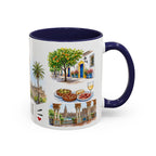 Seville Illustrated Travel Mug | City Souvenir Accent Coffee Mug | 11oz 15oz Ceramic Cup