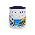 Tunisia Coffee Mug | Travel Souvenir Accent Mug | Place Gift Ceramic Cup 11oz 15oz