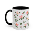 Iowa Wild Rose Mug, State Flower Floral Coffee Cup, 11oz Botanical Gift