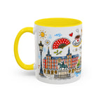 Madrid Travel Mug | European City Souvenir Accent Coffee Mug | 11oz 15oz Ceramic Cup