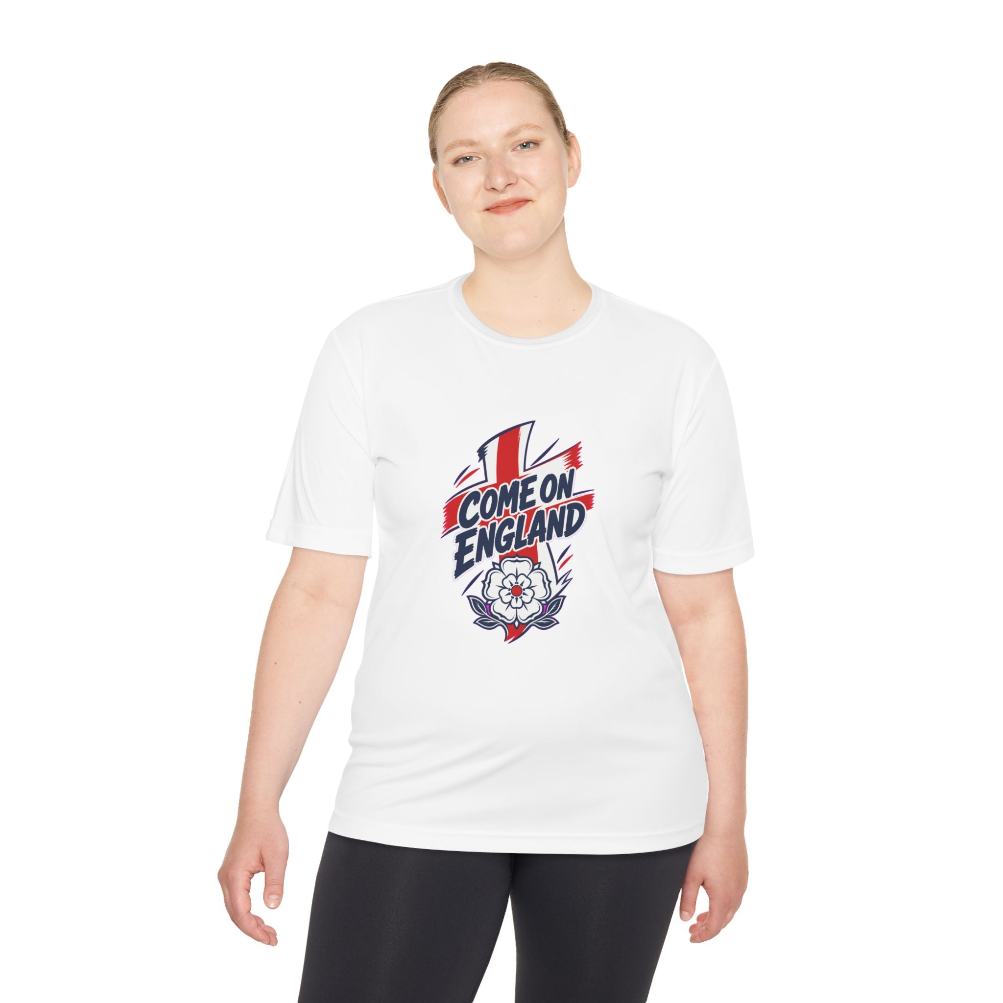 England Soccer Fan Tee, Come On England Sport Shirt