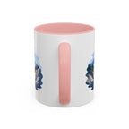 Glacier Bay National Park Coffee Mug | Solid Color Block Park Souvenir | 11oz 15oz Accent Mug