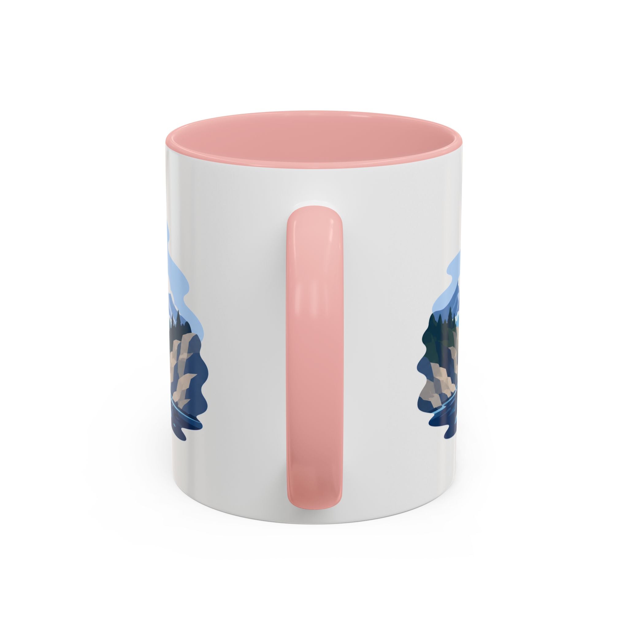 Glacier Bay National Park Coffee Mug | Solid Color Block Park Souvenir | 11oz 15oz Accent Mug