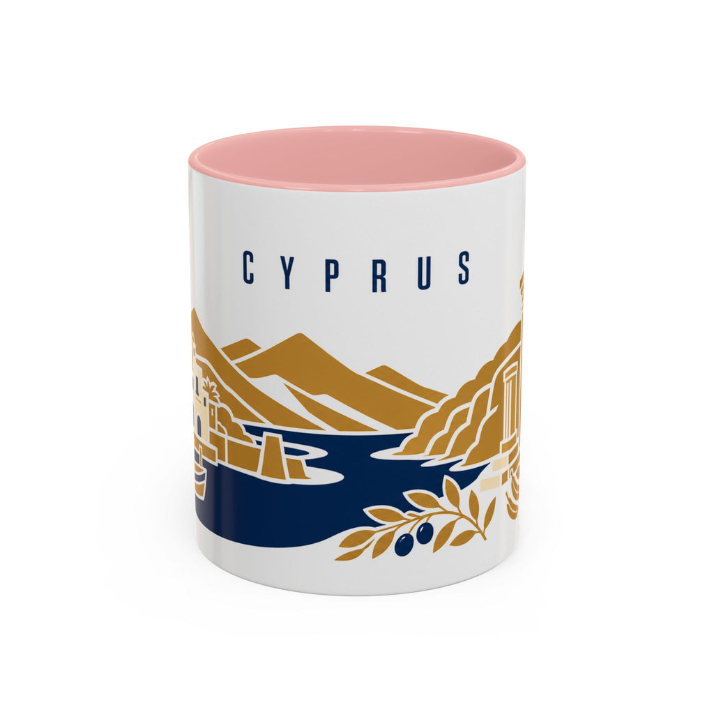 Cyprus Coffee Mug | Travel Souvenir Accent Mug | Country Gift Ceramic Cup 11oz 15oz