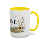 Ukraine Home Country Mug | Moving Away Gift | Long Distance Friendship | 11 oz 15 oz Accent Mug
