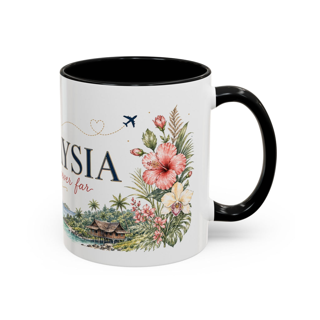 Malaysia Home Country Mug | Moving Away Gift | Long Distance Friendship | 11 oz 15 oz Accent Mug
