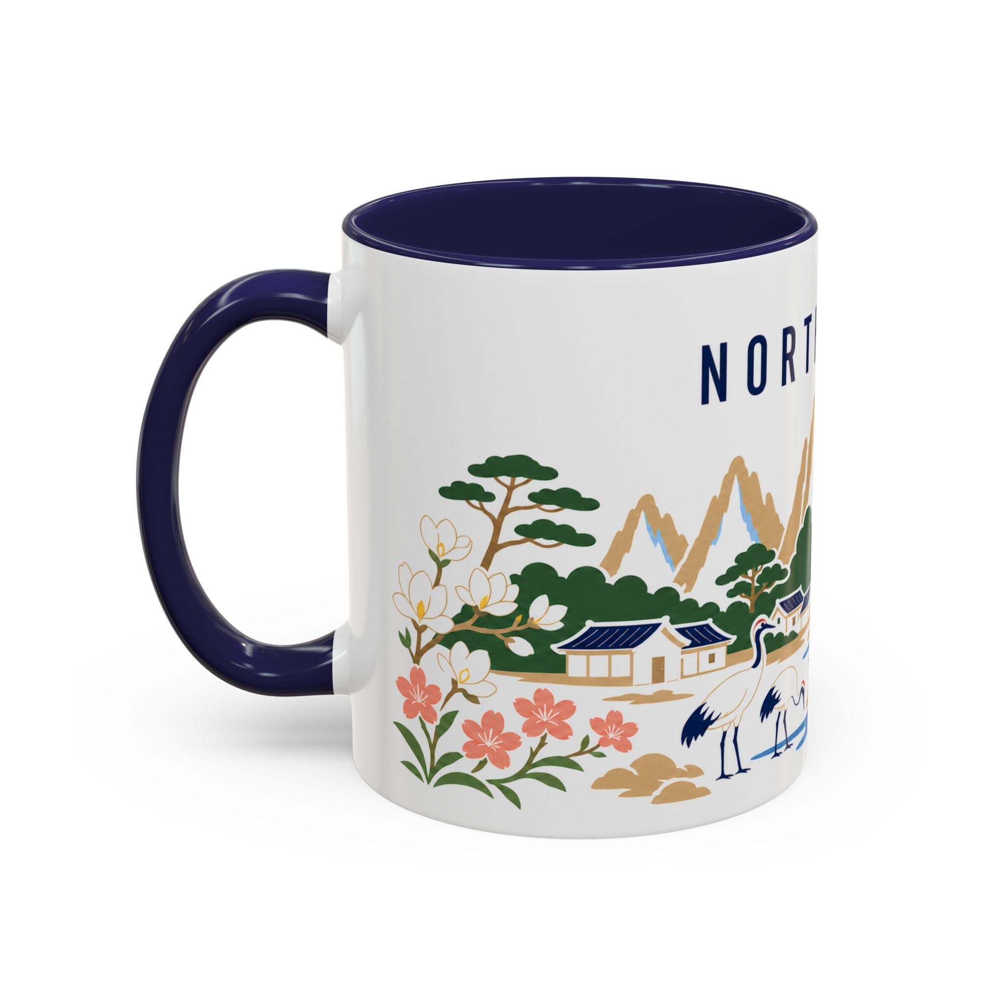 North Korea Coffee Mug | Travel Souvenir Accent Mug | Country Gift Ceramic Cup 11oz 15oz