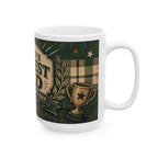 World's Okayest Dad Father's Day Coffee Mug | Dad Gift | Ceramic 11oz 15oz Cup