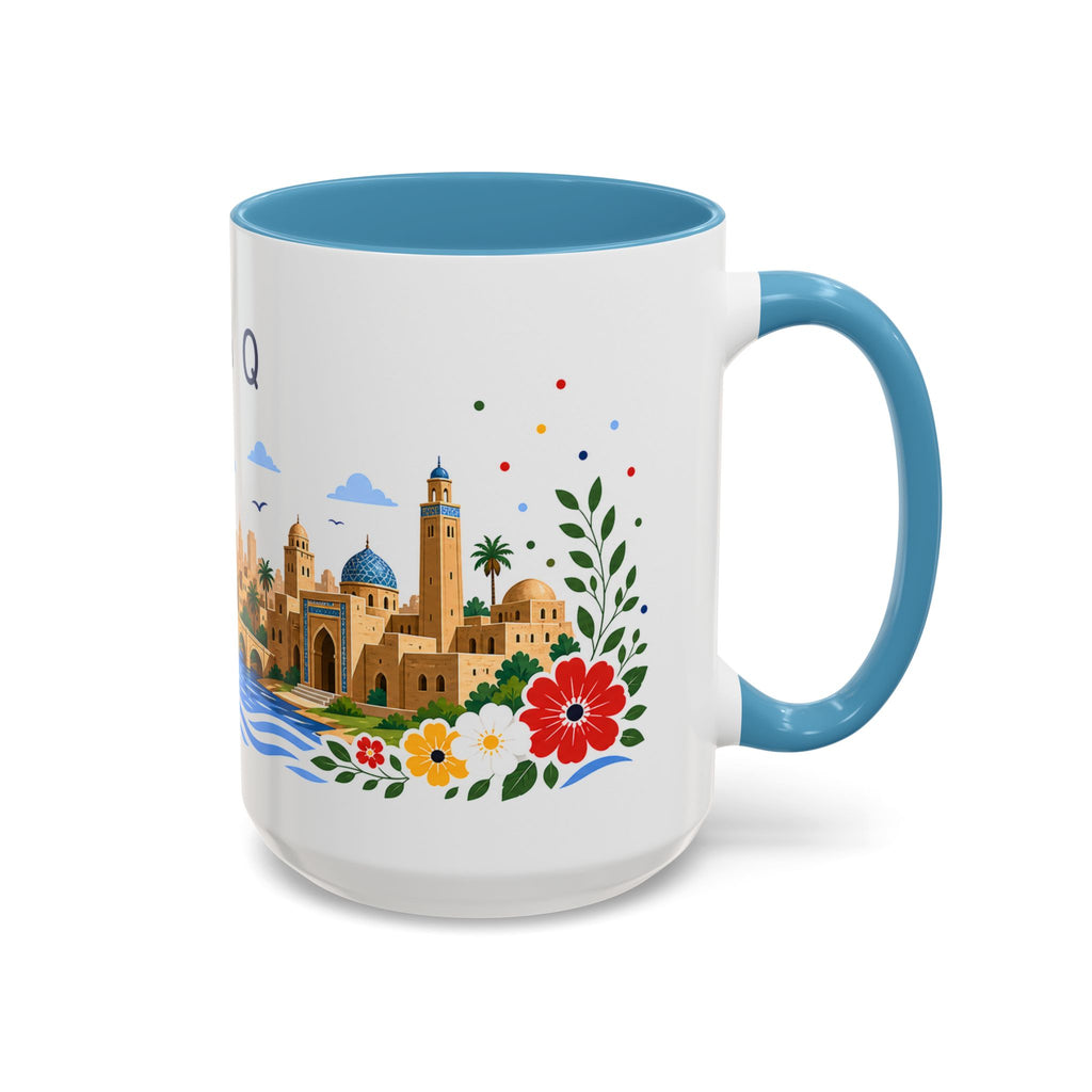Iraq Coffee Mug | Travel Souvenir Accent Mug | Place Gift Ceramic Cup 11oz 15oz