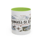 Wrangell-St. Elias National Park Coffee Mug | Alaska Wilderness Climbing Gift | Accent Color Ceramic 11oz 15oz