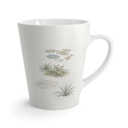 American Samoa National Park Latte Mug | Pastel Watercolor Nature Coffee Cup | 12 oz Travel Souvenir Gift