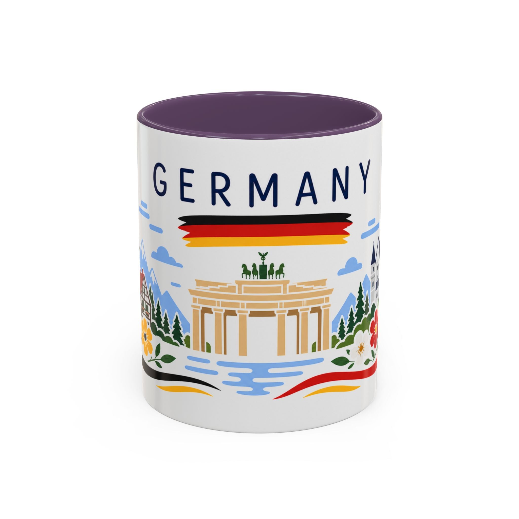 Germany Coffee Mug | Travel Souvenir Accent Mug | Country Gift Ceramic Cup 11oz 15oz
