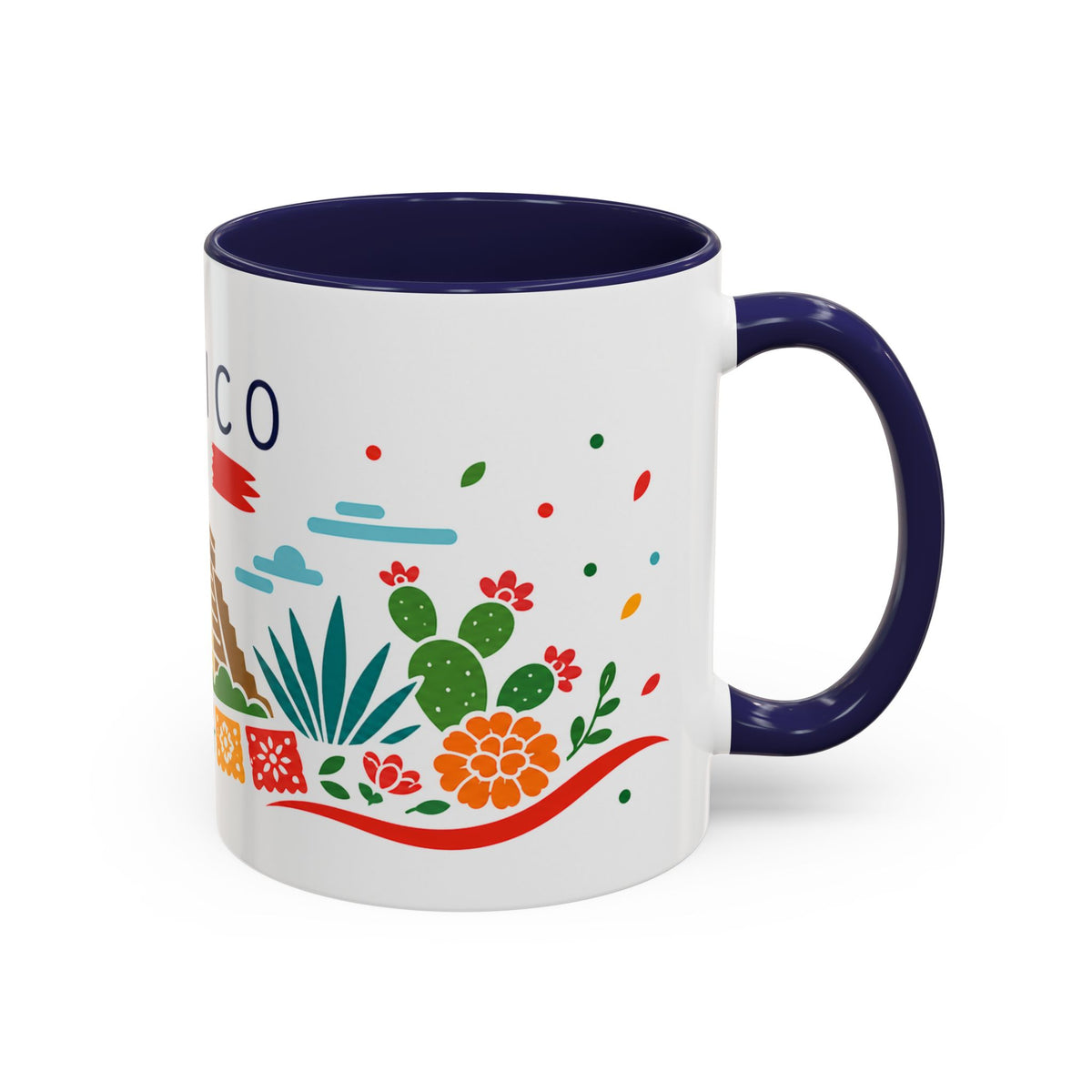 Mexico Coffee Mug | Travel Souvenir Accent Mug | Country Gift Ceramic Cup 11oz 15oz