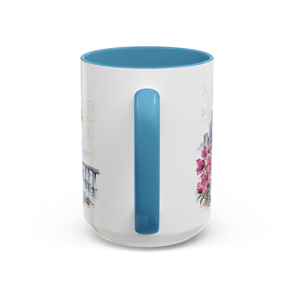 Shenzhen Coffee Mug | China Travel Souvenir | Vintage Illustrated City Gift | 11 oz 15 oz Accent Mug