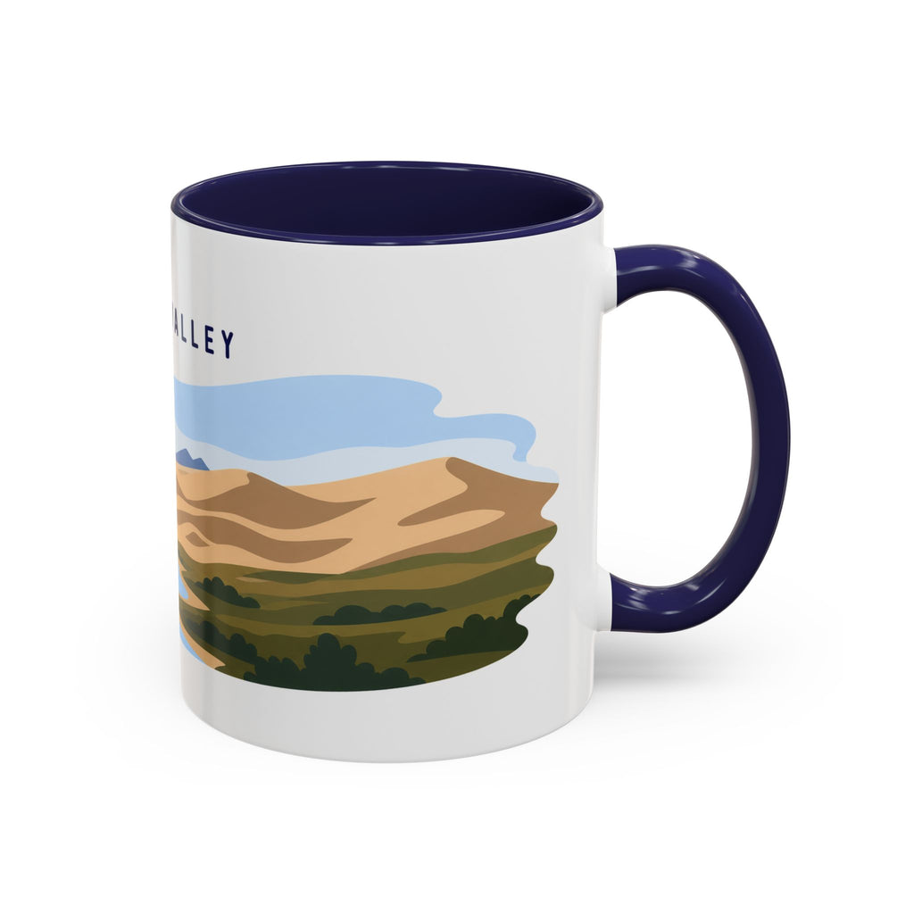 Kobuk Valley National Park Coffee Mug | Solid Color Block Park Souvenir | 11oz 15oz Accent Mug