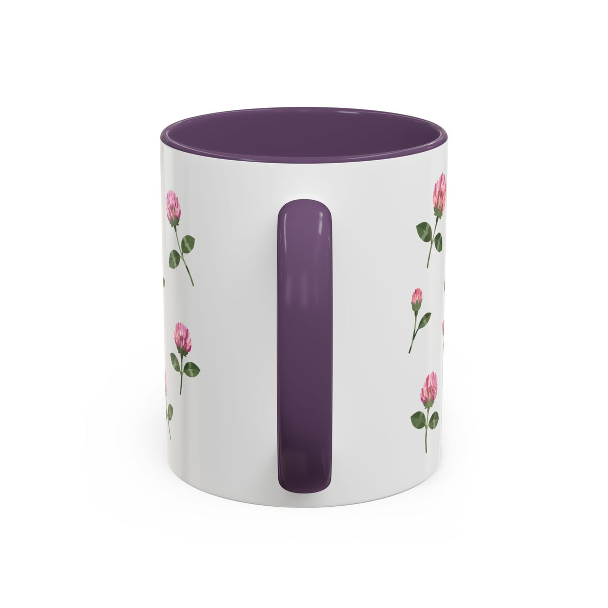 Vermont Red Clover Mug, State Flower Floral Coffee Cup, 11oz Botanical Gift