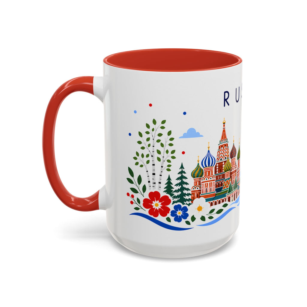 Russia Coffee Mug | Travel Souvenir Accent Mug | Place Gift Ceramic Cup 11oz 15oz