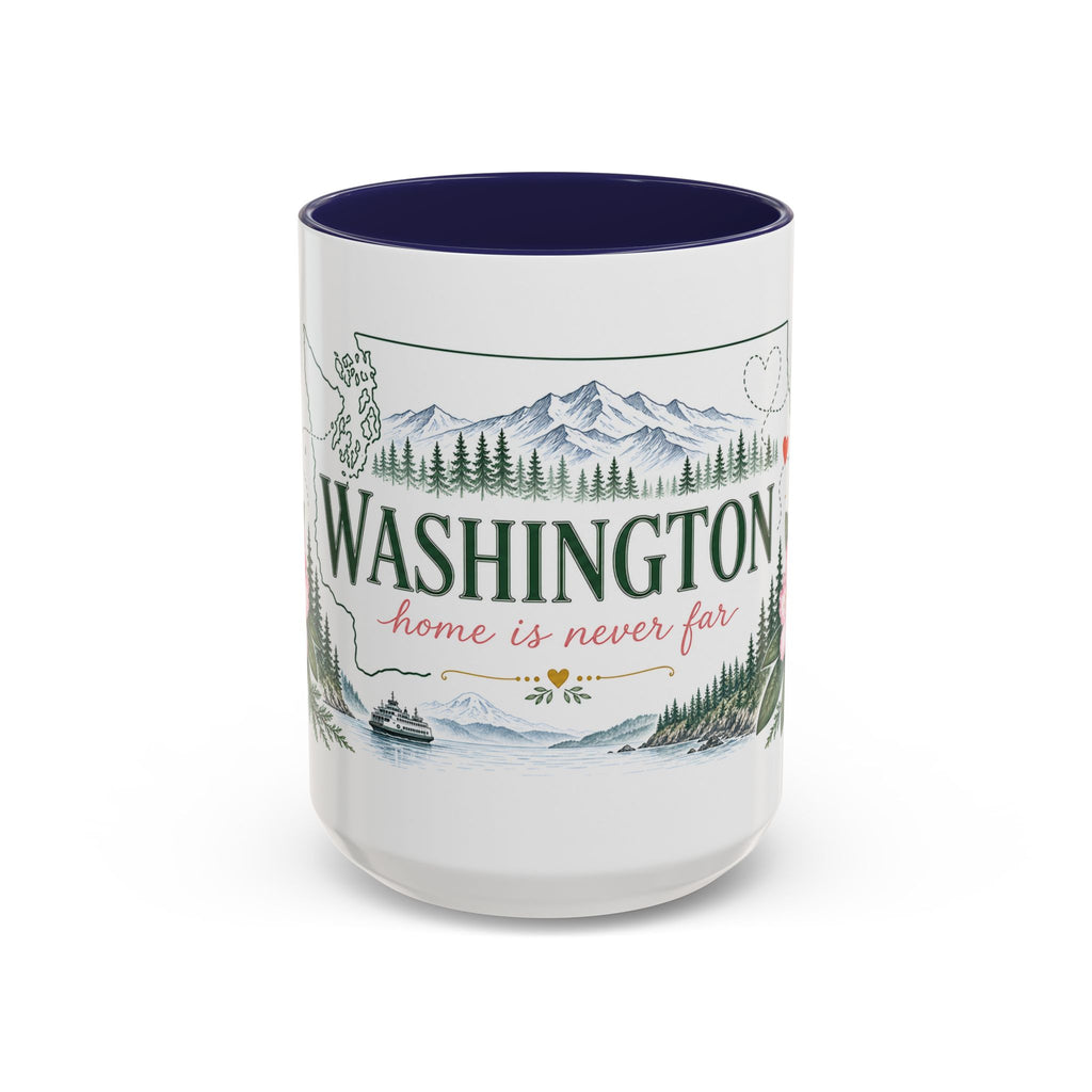 Washington State Map Mug | Moving Away, Homesick, Long Distance Friendship Gift
