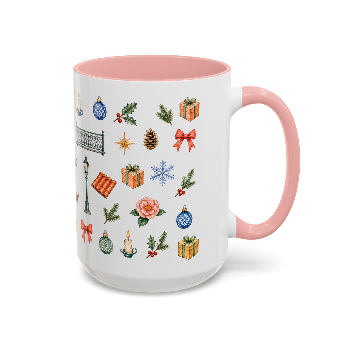 Porto Christmas Mug | Watercolor City Souvenir, Travel Gift (11oz/15oz)