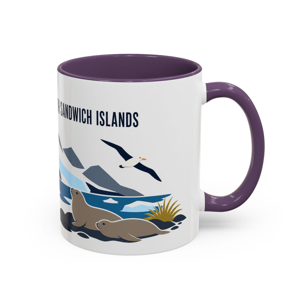 South Georgia and South Sandwich Islands Coffee Mug | Travel Souvenir Accent Mug | Country Gift Ceramic Cup 11oz 15oz