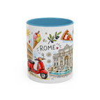 Rome Travel Mug | European City Souvenir Accent Coffee Mug | 11oz 15oz Ceramic Cup