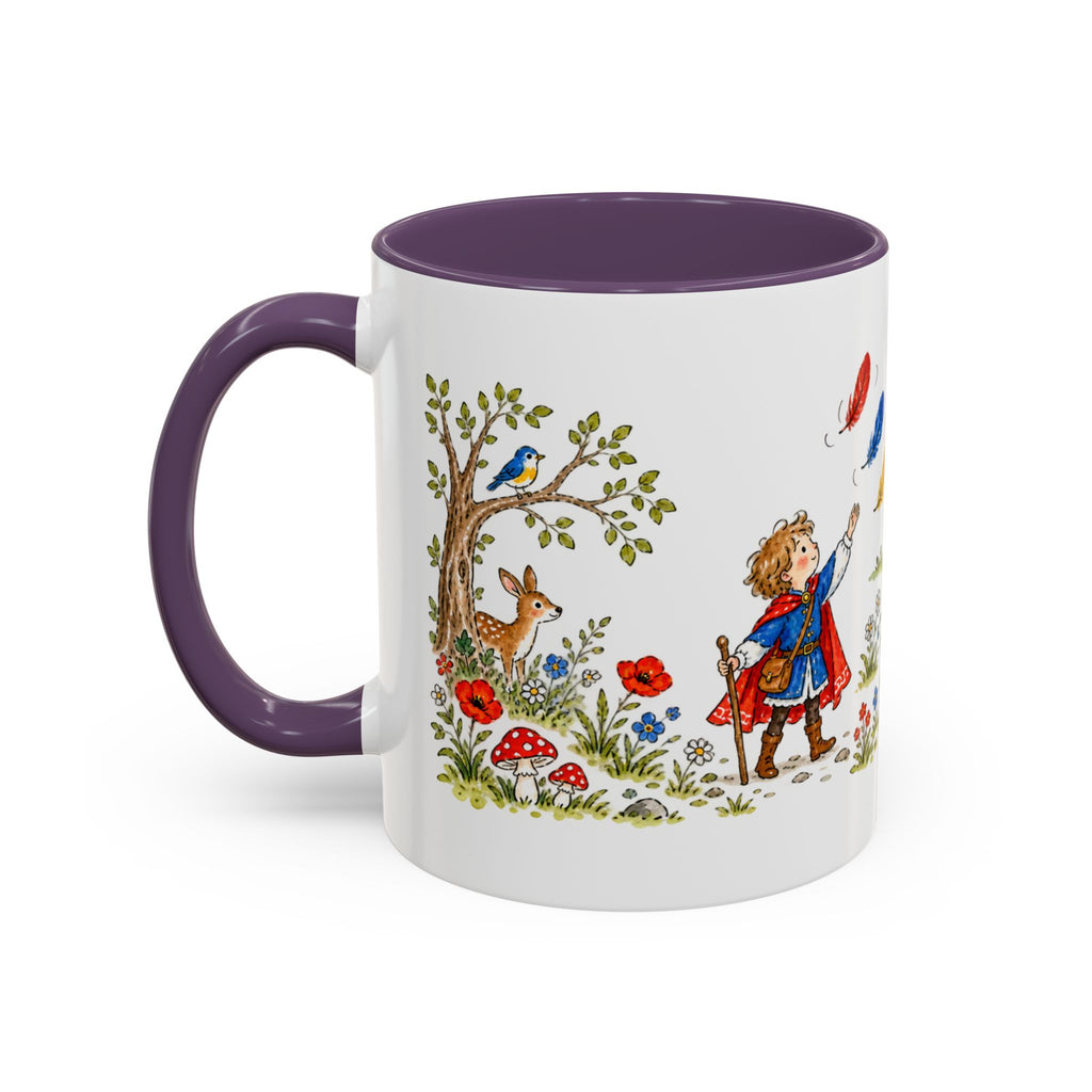 The Three Feathers Mug | Storybook Fairy Tale Accent Coffee Mug | EveryLegend