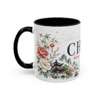 China Home Country Mug | Moving Away Gift | Long Distance Friendship | 11 oz 15 oz Accent Mug