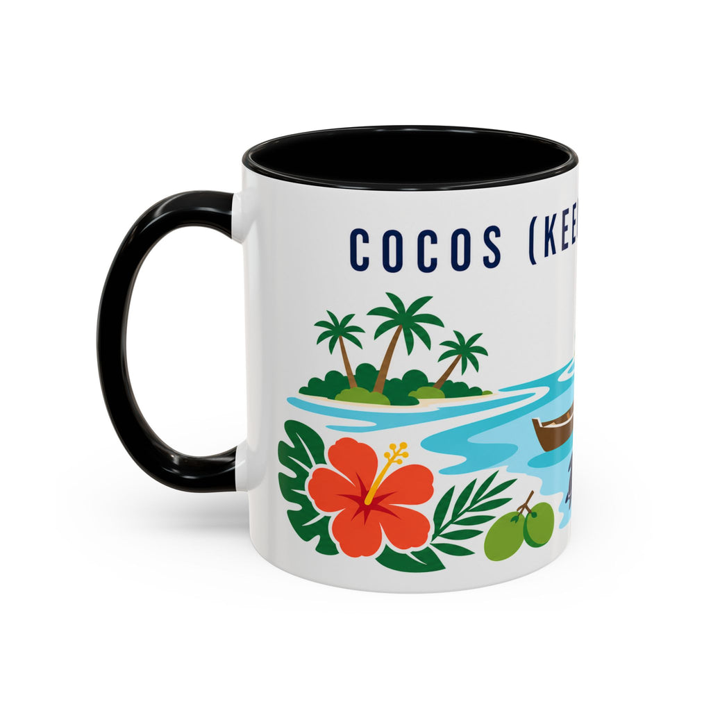 Cocos (Keeling) Islands Coffee Mug | Travel Souvenir Accent Mug | Country Gift Ceramic Cup 11oz 15oz