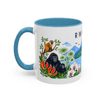 Rwanda Coffee Mug | Travel Souvenir Accent Mug | Country Gift Ceramic Cup 11oz 15oz