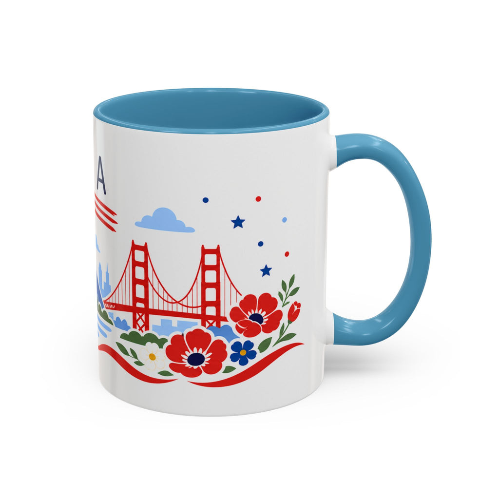 United States Coffee Mug | Travel Souvenir Accent Mug | Country Gift Ceramic Cup 11oz 15oz