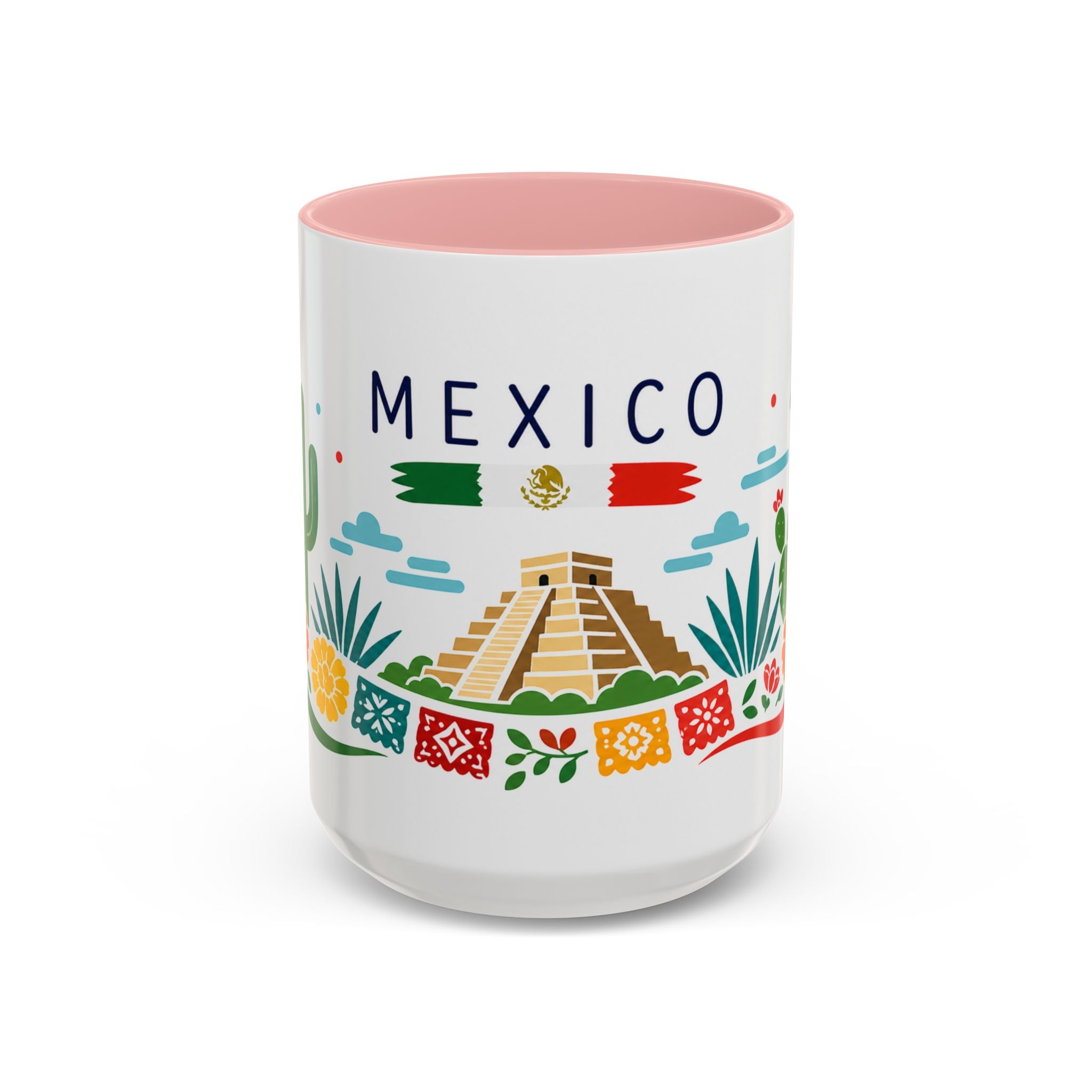 Mexico Coffee Mug | Travel Souvenir Accent Mug | Country Gift Ceramic Cup 11oz 15oz
