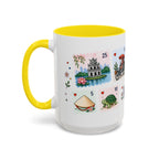 Hanoi Coffee Mug | Postage Stamp Collage Mug | Travel Souvenir Accent Cup 11oz 15oz