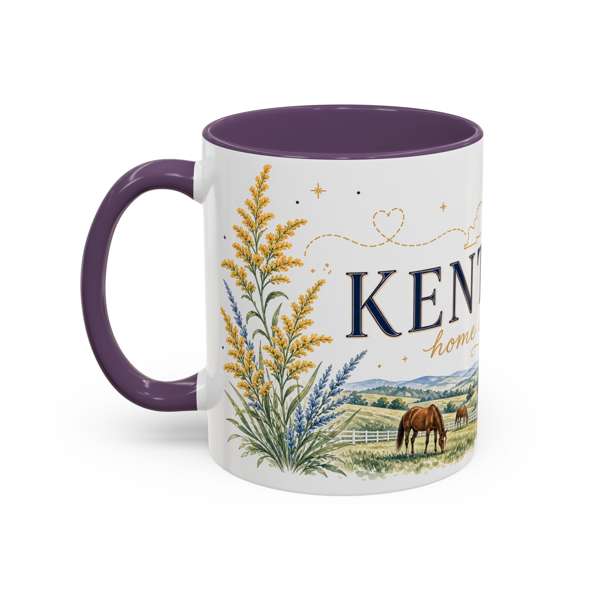 Kentucky Home State Mug | Moving Away Gift | Long Distance Friendship Coffee Cup | 11oz 15oz Accent Mug