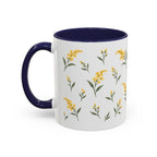 Kentucky Goldenrod Mug, State Flower Floral Coffee Cup, 11oz Botanical Gift