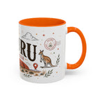 Uluru Coffee Mug | Travel Destination Souvenir Gift | Accent Color Ceramic 11oz 15oz