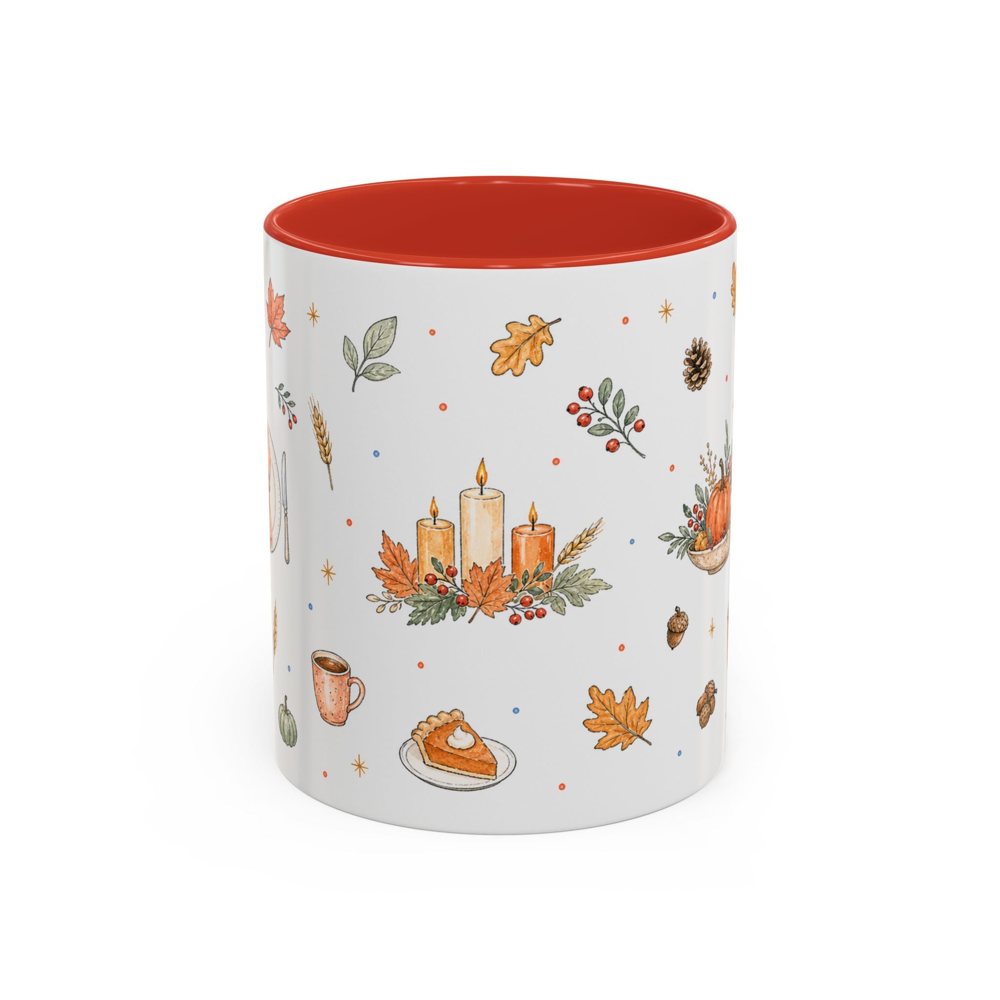 Thanksgiving Host Mug | Cozy Watercolor Gathering Gift | Autumn Accent Cup 11oz 15oz