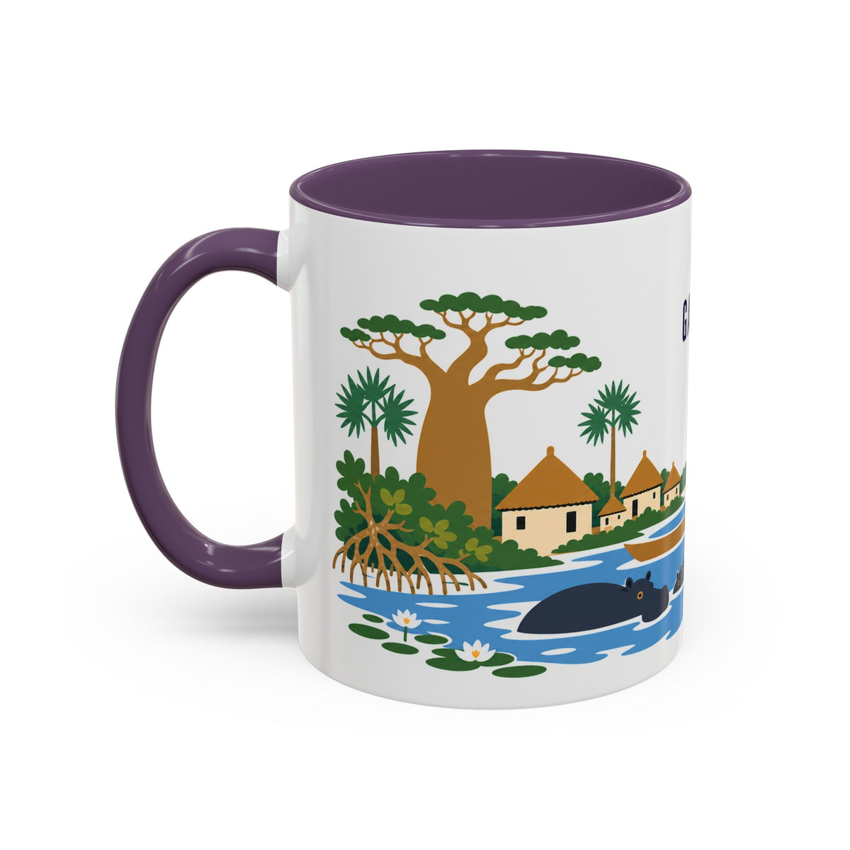 Gambia Coffee Mug | Travel Souvenir Accent Mug | Country Gift Ceramic Cup 11oz 15oz