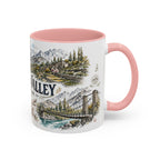 Hunza Valley Mug, Pakistan Travel Souvenir, Bucket List Gift, Accent Ceramic Coffee Mug 11oz 15oz