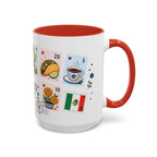 Mexico City Coffee Mug | Postage Stamp Collage Mug | Travel Souvenir Accent Cup 11oz 15oz