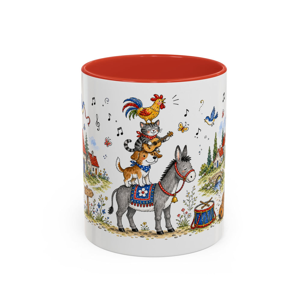 Bremen Town Musicians Mug | Storybook Accent Coffee Mug | EveryLegend