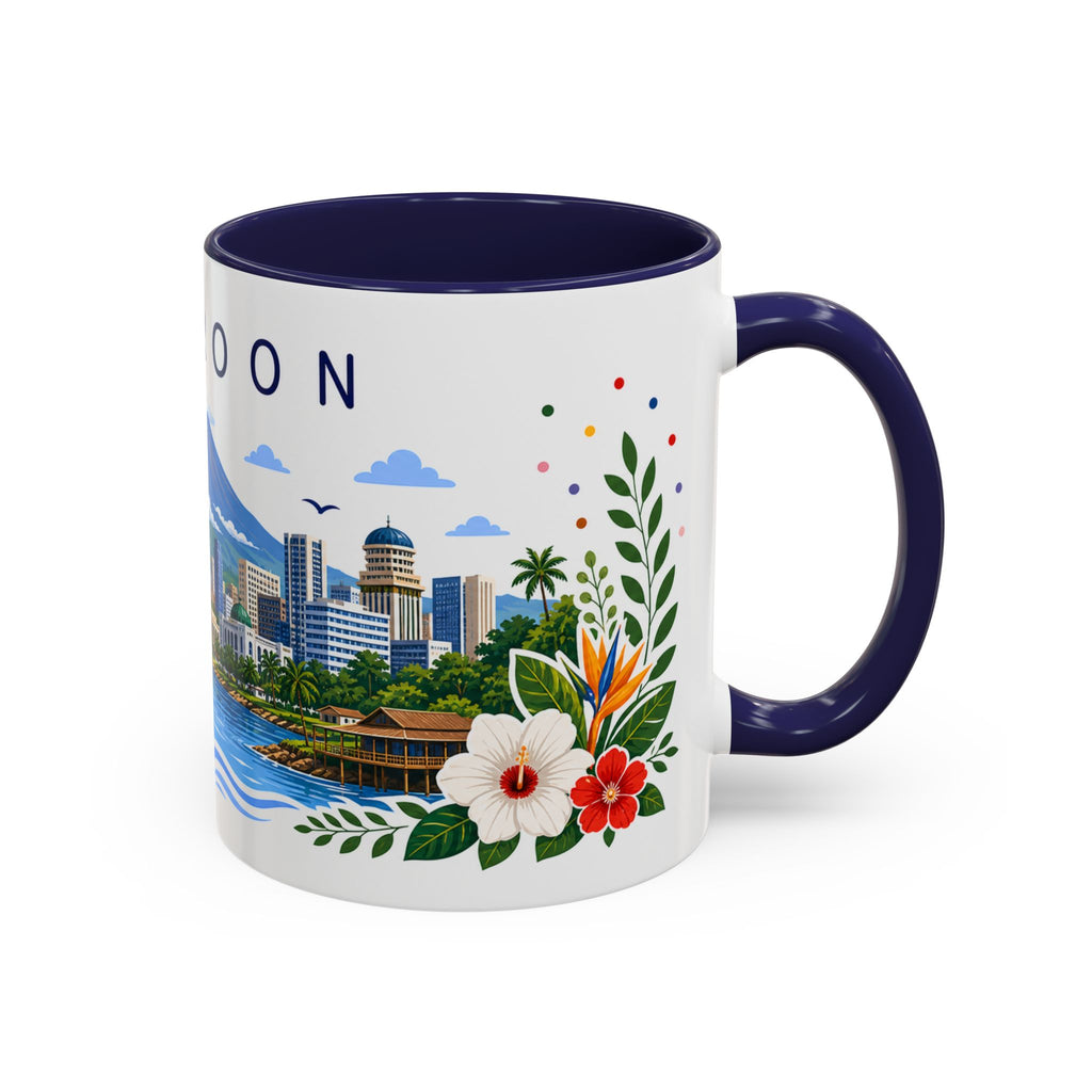 Cameroon Coffee Mug | Travel Souvenir Accent Mug | Place Gift Ceramic Cup 11oz 15oz