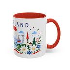 Switzerland Coffee Mug | Travel Souvenir Accent Mug | Country Gift Ceramic Cup 11oz 15oz