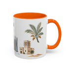 Dubai Coffee Mug | United Arab Emirates Travel Souvenir | Porcelain Decal City Gift | 11oz 15oz Accent Mug