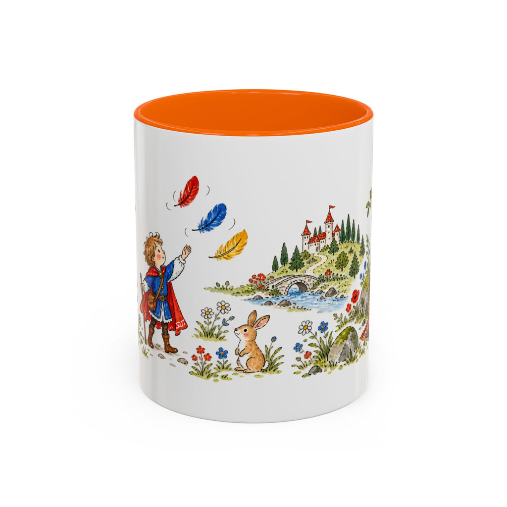 The Three Feathers Mug | Storybook Fairy Tale Accent Coffee Mug | EveryLegend