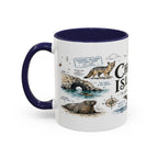 Channel Islands National Park Coffee Mug | California Island Wildlife Marine Gift | Accent Color Ceramic 11oz 15oz