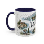 Lake Como Mug, Italy Travel Souvenir, Bucket List Gift, Accent Ceramic Coffee Mug 11oz 15oz