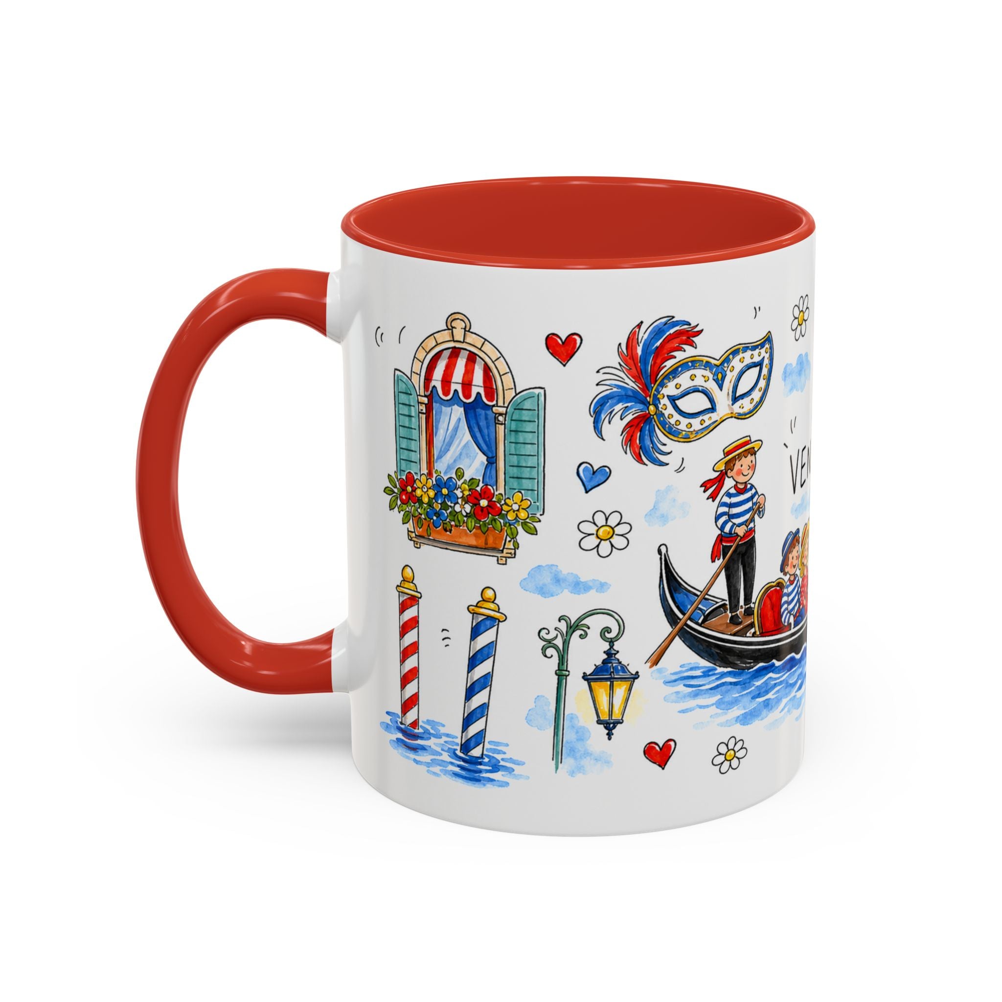 Venice Travel Mug | European City Souvenir Accent Coffee Mug | 11oz 15oz Ceramic Cup
